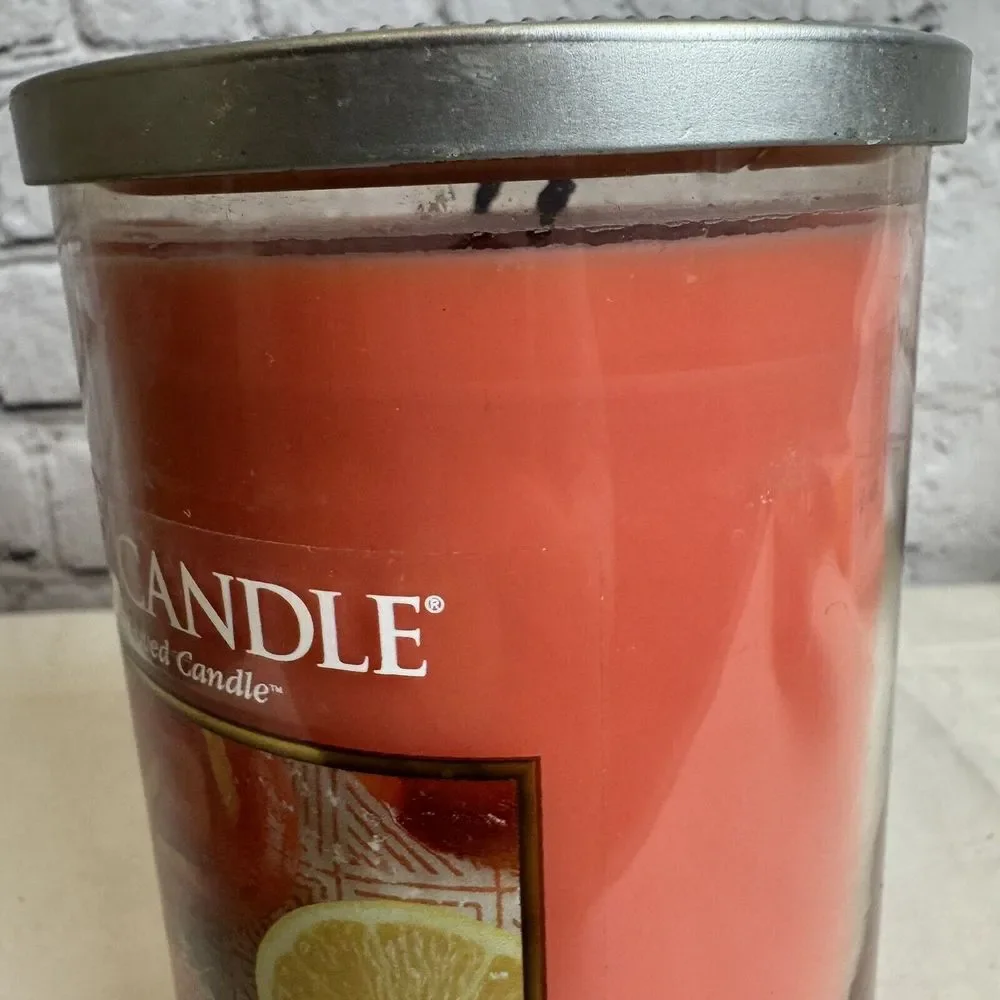 YANKEE CANDLE STRAWBERRY LEMON ICE Two-Wick 22 oz Candle TESTED‎ WICK